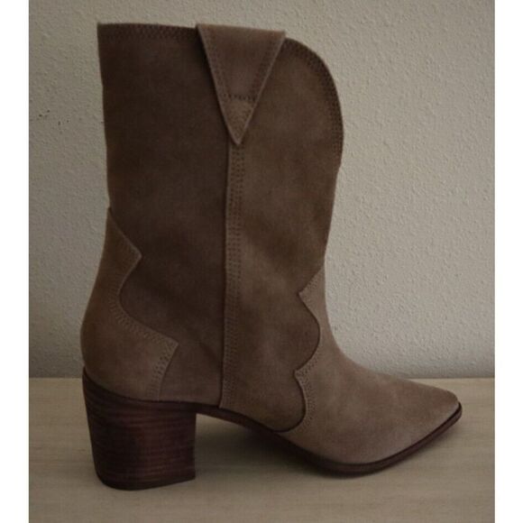 Kaanas Women's Sz 6M Brown Bovine Leather Porto Heeled Boots - Picture 5 of 9